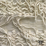 Ruched Novelty Netting - Cream