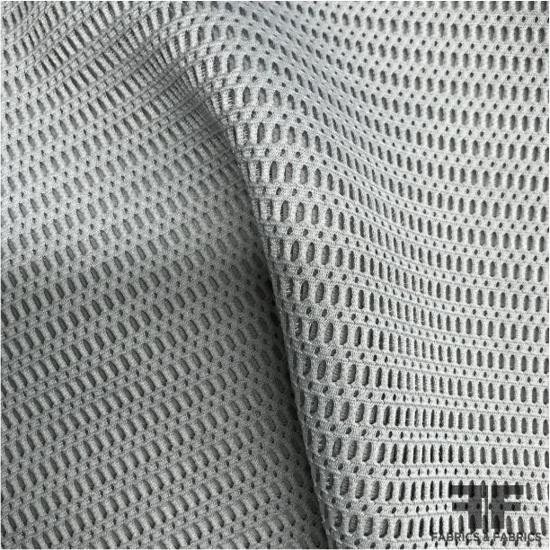 Novelty Performance Mesh - Grey - Fabric by the Yard
