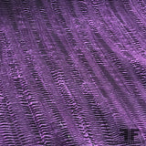Novelty Pleated Lamé - Purple
