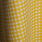 Checkered Raffia Novelty - Yellow/White - Fabrics & Fabrics NY