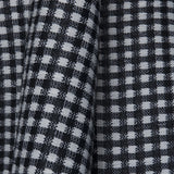 Checkered Raffia Novelty - Black/White - Fabrics & Fabrics NY
