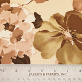 Floral Printed Cotton - Beige/Brown