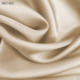 Sand Colored Satin Faced Organza  - Fabrics & Fabrics
