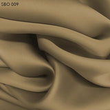 Satin Faced Organza - Olive Grey