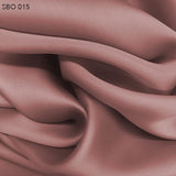 Mellow Rose Pink Satin Faced Organza - Fabrics & Fabrics