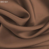 Satin Faced Organza - Toasted Almond