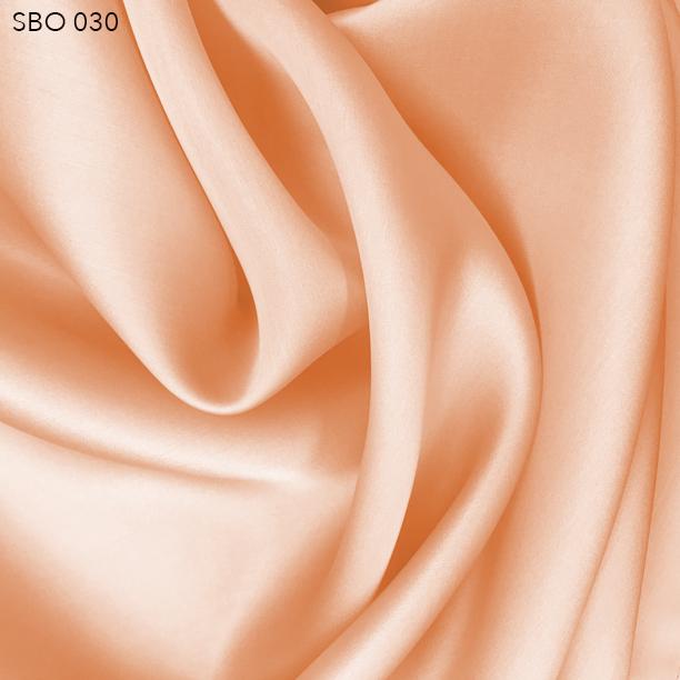 Orange Satin Faced Organza - Fabrics & Fabrics