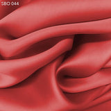 Red Satin Faced Organza - Fabrics & Fabrics
