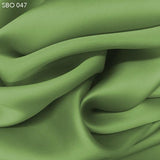 Patina Green Satin Faced Organza - Fabrics & Fabrics