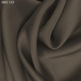 Hazelnut Brown Satin Faced Organza  - Fabrics & Fabrics