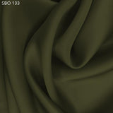 Olive Green Satin Faced Organza - Fabrics & Fabrics