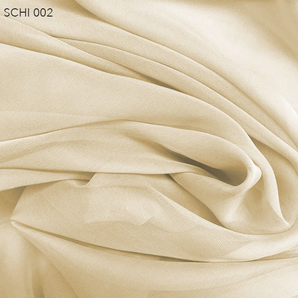 silk chiffon dress fabric Ivory Silk Satin Chiffon