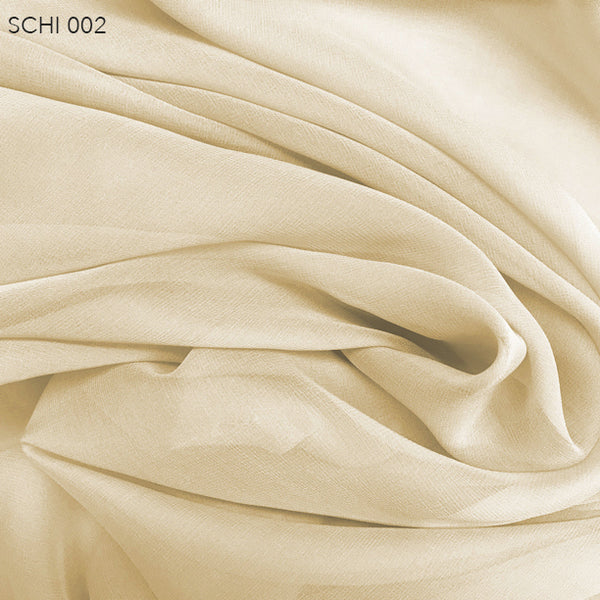 Sand Colored Silk Chiffon - Fabrics & Fabrics