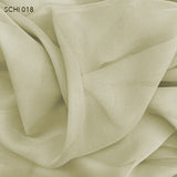 Silk Chiffon - Dove White - Fabrics & Fabrics