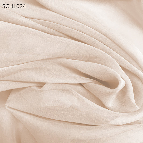 Silk Georgette Chiffon Fabric 54 Baby Pink Solid 10mm 100%, 51% OFF