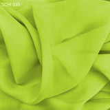 Silk Chiffon - Yellow Green - Fabrics & Fabrics