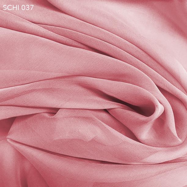 Dusty Rose Silk Chiffon - Fabrics & Fabrics