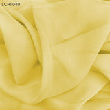 Yellow Silk Chiffon - Fabrics & Fabrics