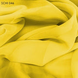 Yellow Silk Chiffon - Fabrics & Fabrics