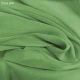 Silk Chiffon - Patina Green