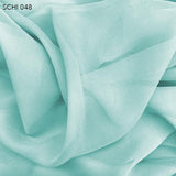 Ice Blue Silk Chiffon - Fabrics & Fabrics