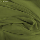Sage Green Silk Chiffon - Fabrics & Fabrics