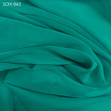 Silk Chiffon - Aquarium Green - Fabrics & Fabrics