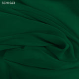 Hunter Green Silk Chiffon - Fabrics & Fabrics