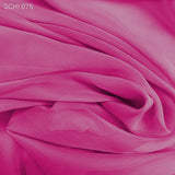 Silk Chiffon - Fuscia - Fabrics & Fabrics