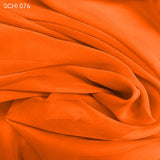 Silk Chiffon - Traffic Cone Orange