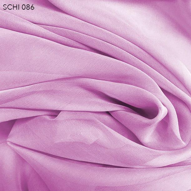 Silk Chiffon - True Purple - Fabrics & Fabrics