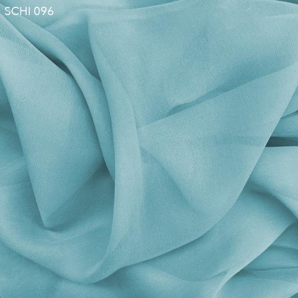 Seafoam Blue Silk Chiffon - Fabrics & Fabrics
