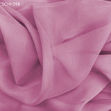 Silk Chiffon - Wild Rose - Fabrics & Fabrics