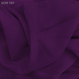 Silk Chiffon - Electric Purple - Fabrics & Fabrics