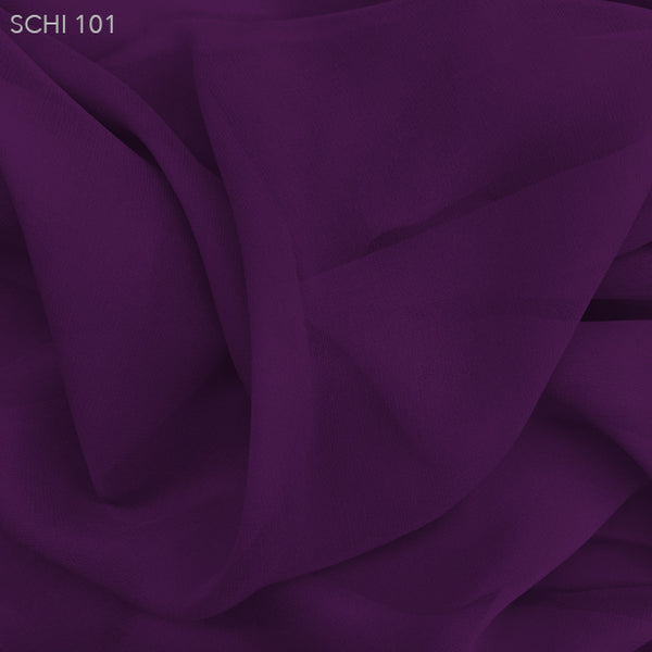 Purple Silk Chiffon - Fabrics & Fabrics