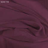 Purple Silk Chiffon - Fabrics & Fabrics