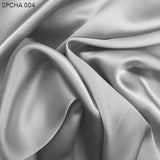 Grey Silk Charmeuse - Fabrics & Fabrics