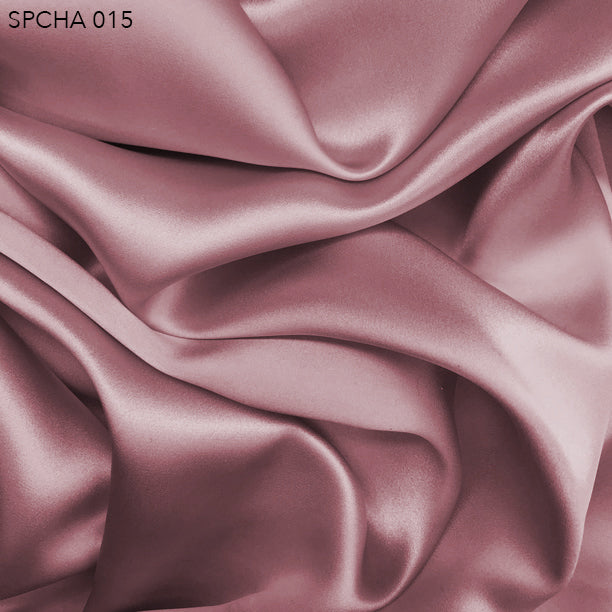 Mellow Rose Pink Silk Charmeuse - Fabrics & Fabrics