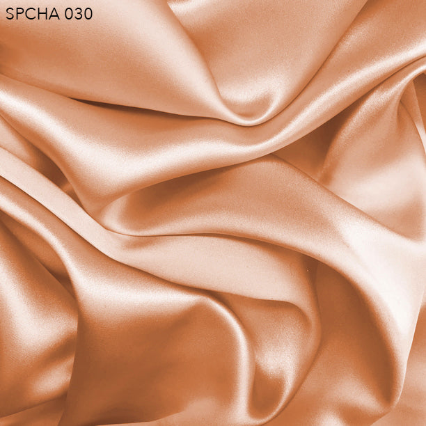 Silk Charmeuse - Nude Orange - Fabrics & Fabrics