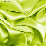 Silk Charmeuse - Yellow Green - Fabrics & Fabrics