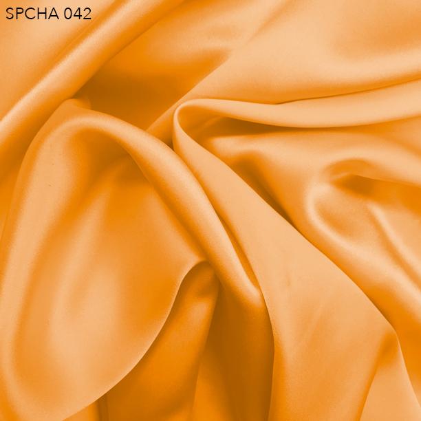 Orange Silk Charmeuse - Fabrics & Fabrics