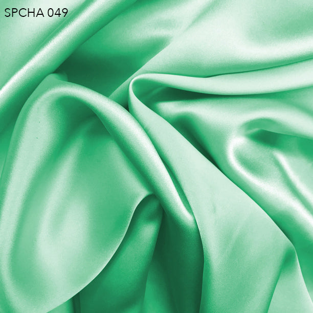Silk Charmeuse - Mint Green - Fabrics & Fabrics