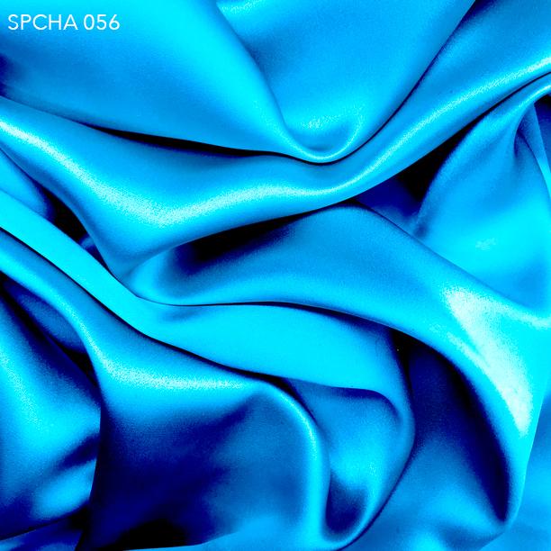 Electric Blue Silk Charmeuse - Fabrics & Fabrics