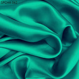 Aquarium Green Silk Charmeuse - Fabrics & Fabrics
