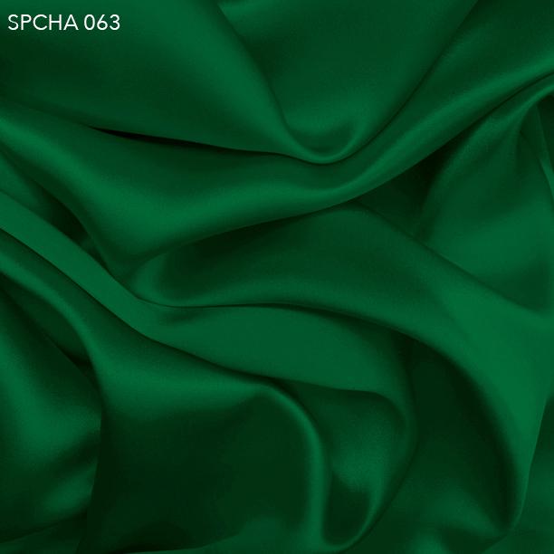 Hunter Green Silk Charmeuse - Fabrics & Fabrics