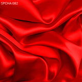 Silk Charmeuse - Firecracker Red - Fabrics & Fabrics