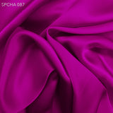 Silk Charmeuse - Pink Berry - Fabrics & Fabrics