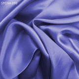 Glory Blue Silk Charmeuse - Fabrics & Fabrics