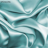 Seafoam Blue Silk Charmeuse - Fabrics & Fabrics