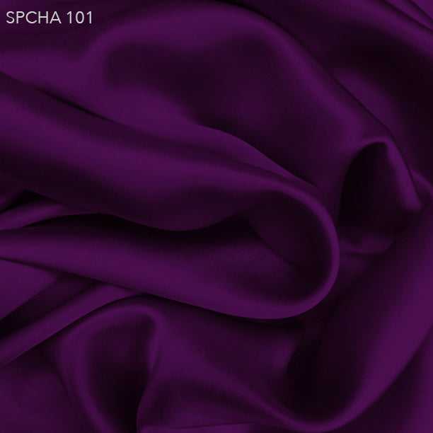 Silk Charmeuse - Electric Purple - Fabrics & Fabrics